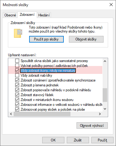 Pruzkumnik_Moznosti slozky_upr